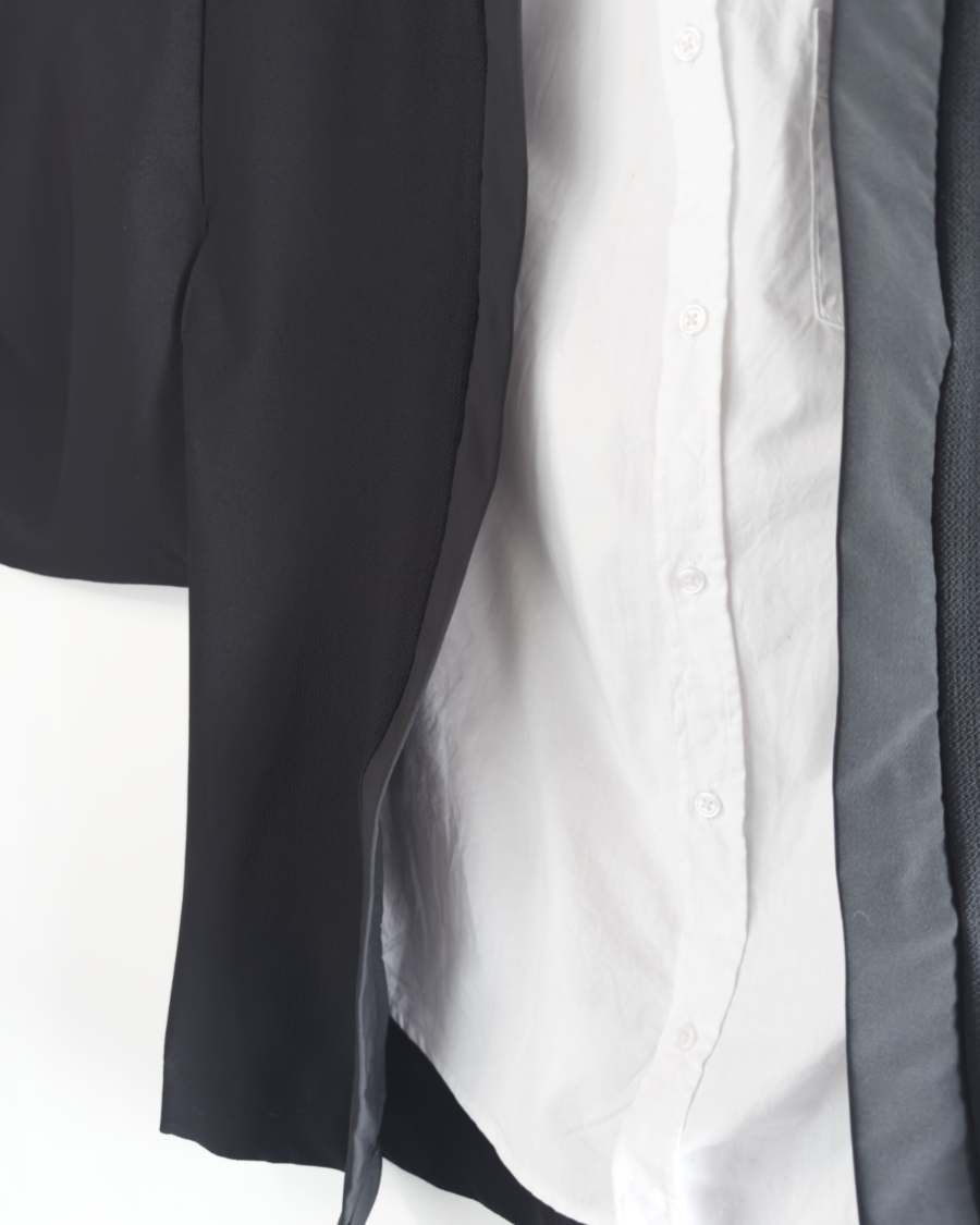 Haori negro texturizado - 5