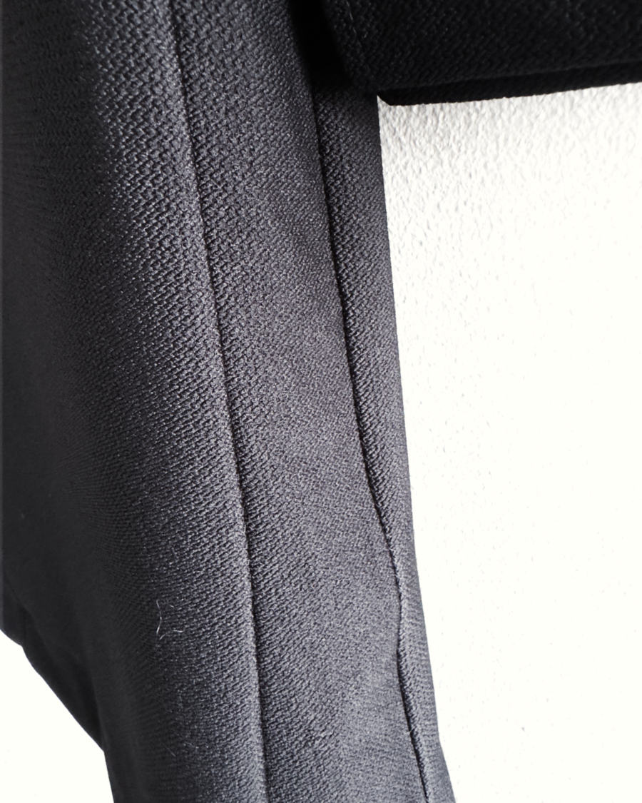 Haori negro texturizado - 9