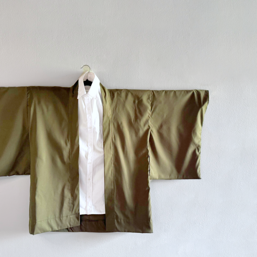 Haori clásico verde - 7