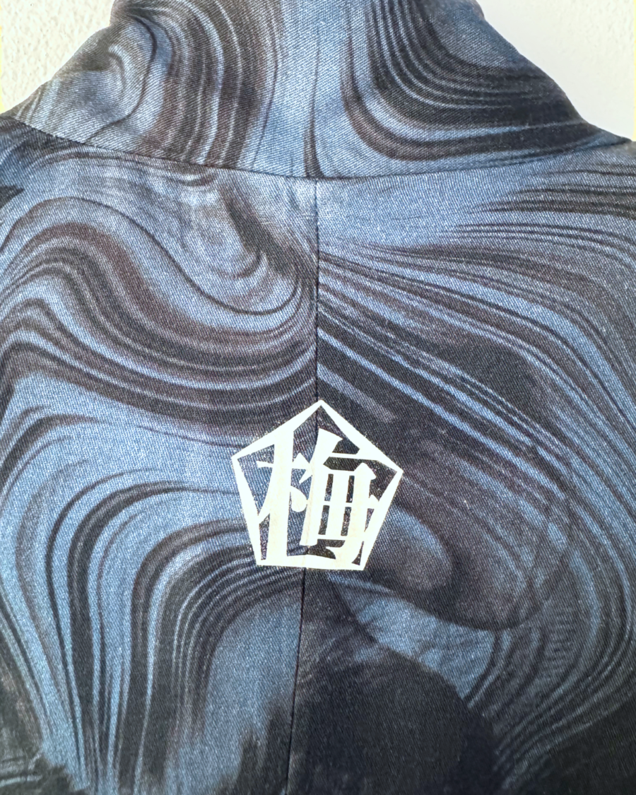 Haori de ondas azuladas - 8