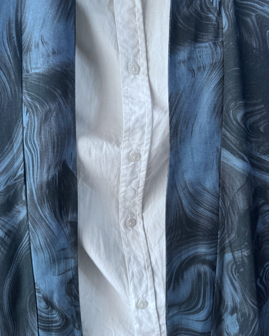 Haori de ondas azuladas - 3