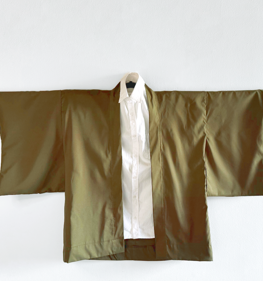 Haori clásico verde - 1