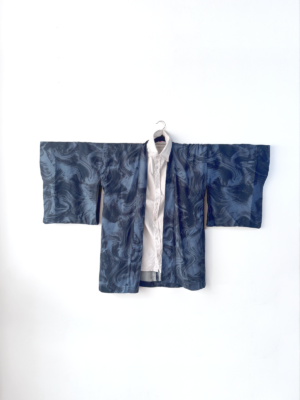 Haori de ondas azuladas